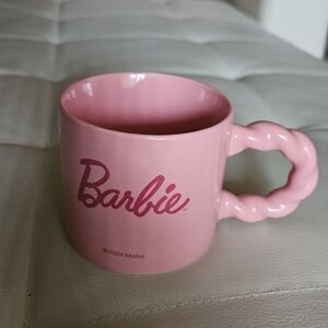 Barbie Pink Twisted Handle Mug